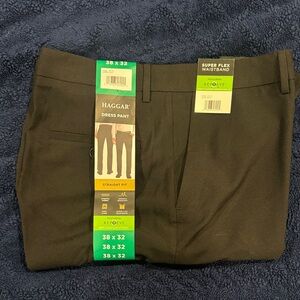 Haggar Men's Black Dress Pants